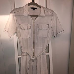 Sheer White Jumpsuit